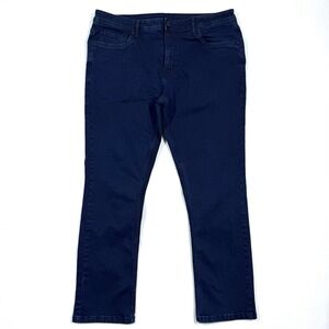 The Perfect Jean NYC Jeans Mens 38x28 Blue Slim Fit Denim Stretch‎ Straight Leg
